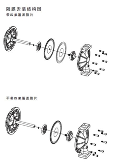 隔膜安裝結構圖