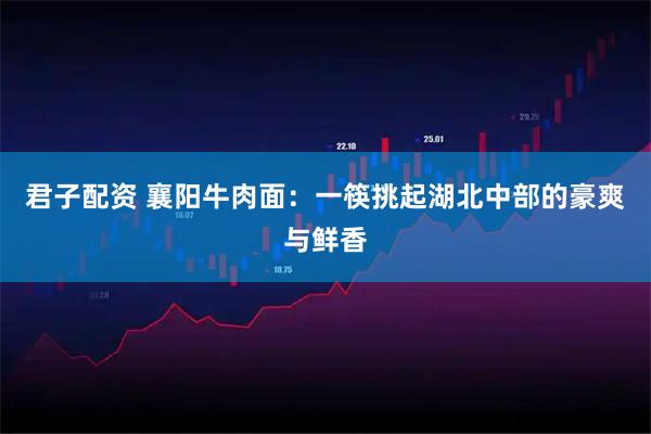 君子配资 襄阳牛肉面:一筷挑起湖北中部的豪爽与鲜香